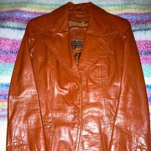 Vintage 1970’s TFC Leather Blazer